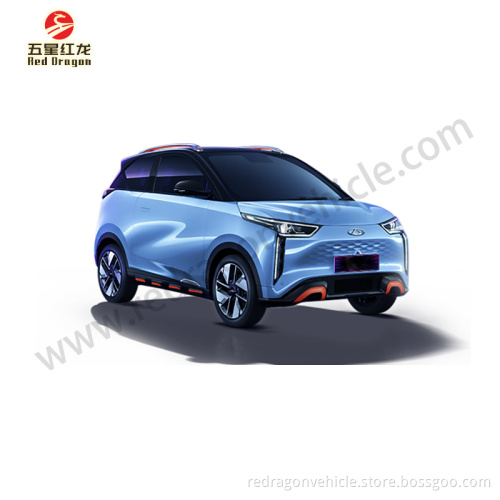 Chery Auto Ev Car China Made Qq Wujie Pro 408km Pure Electric 4 Seats New Energy Vehicles Left Hand Drive Car For Adults